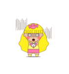 Yellow the little girl（個別スタンプ：32）