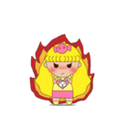 Yellow the little girl（個別スタンプ：33）