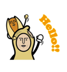 ピーナッツ割男とピスタチオン（個別スタンプ：1）