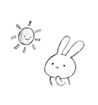 えんぴつうさぎスタンプ（個別スタンプ：5）
