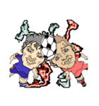 イラストDEサッカー観戦☆日本バージョン（個別スタンプ：23）