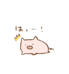 ミニブタちゃん（個別スタンプ：20）