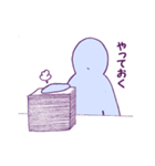 しきがみさん 青（個別スタンプ：17）