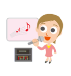 素敵なウーマンさくらさん（個別スタンプ：16）