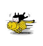 かぶりウサギの日常2（個別スタンプ：1）