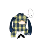 マフラーと女子高校生（個別スタンプ：8）
