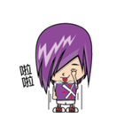 Purple explosion point（個別スタンプ：10）