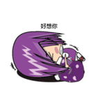 Purple explosion point（個別スタンプ：17）