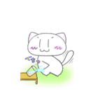 日常会話まんじゅう猫スタンプ（個別スタンプ：32）