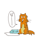 よだれねこの脱力生活（個別スタンプ：17）