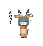 こんぺいとうガール 「奈良県産 鹿子」2（個別スタンプ：1）