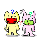 完熟トマトと未熟トマト（個別スタンプ：21）