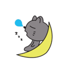 灰猫ちゃん（個別スタンプ：6）