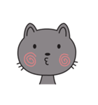 灰猫ちゃん（個別スタンプ：8）