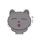 灰猫ちゃん（個別スタンプ：26）