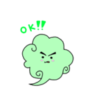 フワモコ あいさつ（個別スタンプ：9）