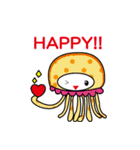 水玉クラゲだよ！（個別スタンプ：4）