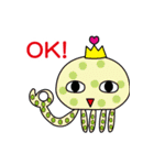 水玉クラゲだよ！（個別スタンプ：11）