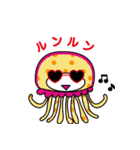 水玉クラゲだよ！（個別スタンプ：30）