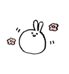 うさぎちゃんのシンプルスタンプ（個別スタンプ：35）