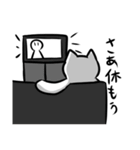 仮病ねこ（個別スタンプ：40）
