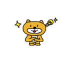普通のクマのコメント（個別スタンプ：24）