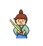 五七五の小ざむらい＆町むすめ（個別スタンプ：25）