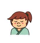 五七五の小ざむらい＆町むすめ（個別スタンプ：40）