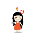 Girl Lucky（個別スタンプ：17）