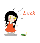 Girl Lucky（個別スタンプ：31）