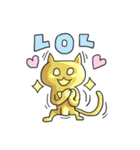 AsB - Oro (The Golden Comic Cat)（個別スタンプ：35）