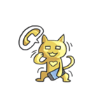 AsB - Oro (The Golden Comic Cat)（個別スタンプ：38）