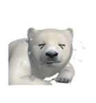 北極熊の赤ちゃん 3Dスタンプ（個別スタンプ：21）
