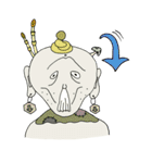 ひげ地蔵（個別スタンプ：6）