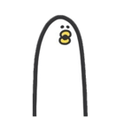 長細いあひる（個別スタンプ：2）