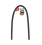 長細いあひる（個別スタンプ：20）