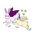 ウサギのユニとペガ（個別スタンプ：21）