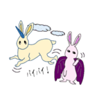 ウサギのユニとペガ（個別スタンプ：37）