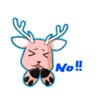 知床生まれの蝦夷鹿くん（個別スタンプ：5）