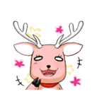 知床生まれの蝦夷鹿くん（個別スタンプ：35）