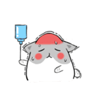 Cute cats Moya and Miyu（個別スタンプ：24）