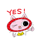 猫のマリコ（個別スタンプ：4）