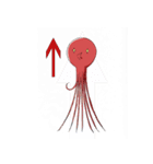 Octopus girl, Nyoro-ko（個別スタンプ：24）