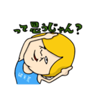 くまとおんな～学生になりたいんだ！編～（個別スタンプ：24）