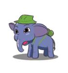 Tongdee - Funny and Lovely Elephant（個別スタンプ：7）