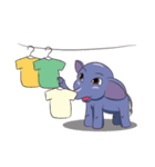 Tongdee - Funny and Lovely Elephant（個別スタンプ：36）