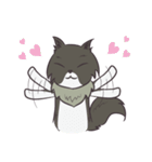 Browny Cat - Funny and Lucky Cat（個別スタンプ：1）