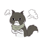 Browny Cat - Funny and Lucky Cat（個別スタンプ：3）