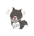 Browny Cat - Funny and Lucky Cat（個別スタンプ：6）