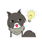 Browny Cat - Funny and Lucky Cat（個別スタンプ：23）